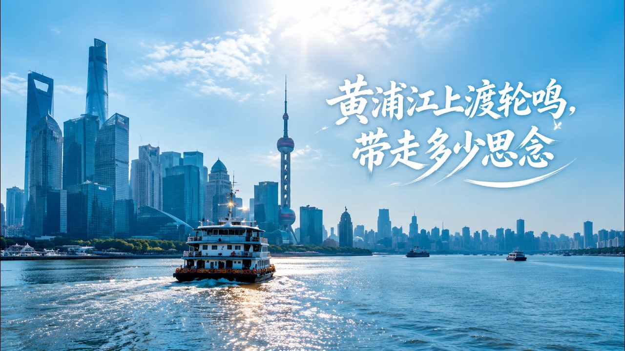 黄浦江上渡轮鸣：跨越时空的思念