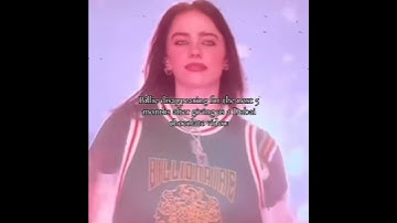 The way she just fades away😭 #billieeilishcore #billieeilish #tiktok #popsinger #wlw