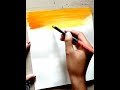sunset senary painting ll beautiful senary painting #senary#nature#sunset#art#painting#shorts