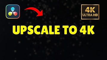 How To Upscale Video To 4k In Davinci Resolve (Easy Tutorial)