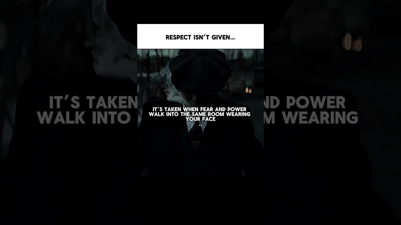 🖤 Respect Is Earned, Not Given 💀 | Dark Aesthetic | Power ⚔️ Motivation