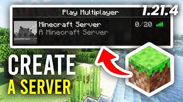 How To Make Minecraft Server In 1.21.4 - Full Guide