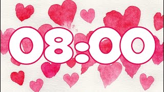 8 Minute Valentine’s Day Timer With Music ❤️
