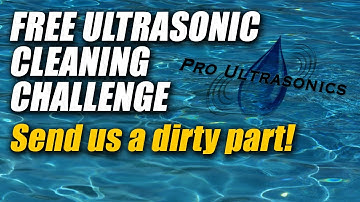 Ultrasonic Cleaning, Solvent Free Cleaners & Degreasing TEST PART CLEANED for FREE | Pro Ultrasonics