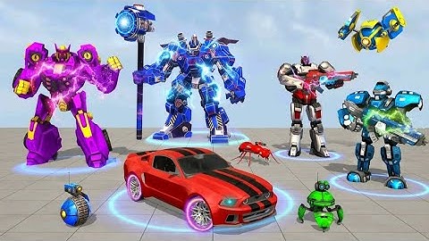 Robot Car Transformation Game 3d – Flying Robot Car Games 2024 - Android GamePlay