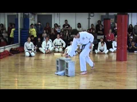 HMD Taekwondo - Alec's Concrete Break for Black Belt