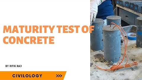 Maturity Test of Concrete ||Non Destructive Test