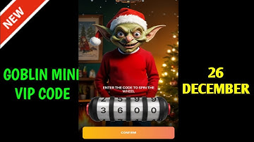 26 December Goblin Mine Game Code | Goblin Mine Game VIP Code | Goblin Mine Game 26 December Code