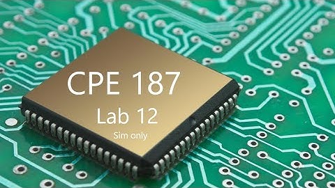 Lab 12 - CPE 187