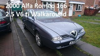 2000 Alfa Romeo 166 2.5 V6 Walkaround with The Rubbish Mechanic - Lloyd Vehicle Consulting