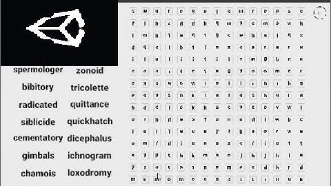 Making an Random Word Search Generator in UNITY!