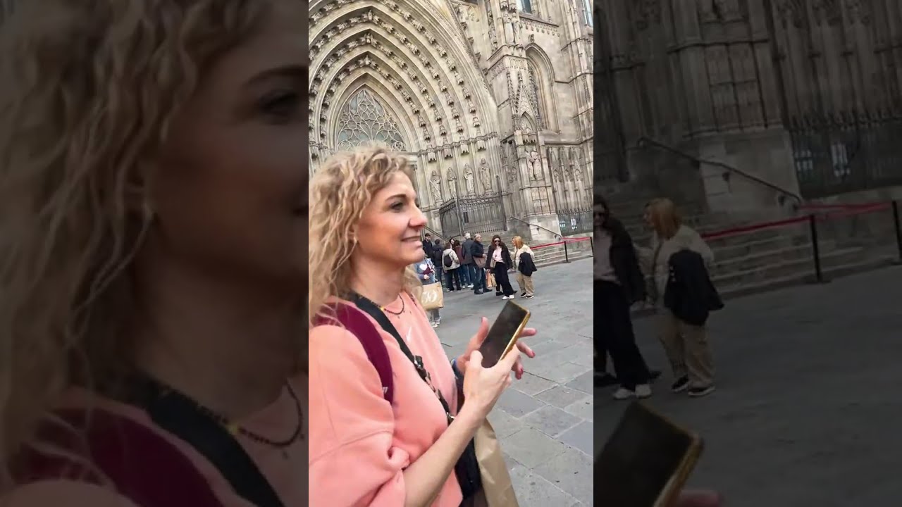 BARCELONA CATHEDRAL/WALKING, TRAVELLING AND EXPERIENCING BARCELONA SPAIN