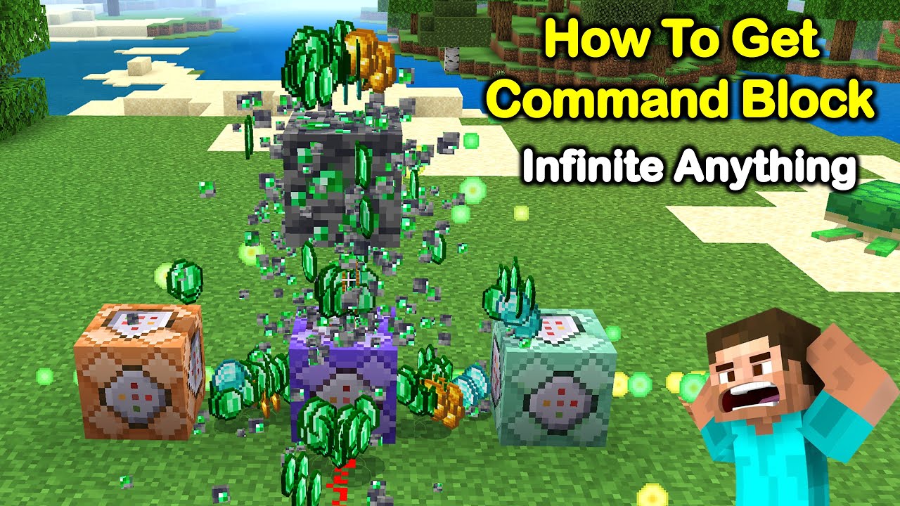 Diamond Command Block How To Get Command Block in Minecraft Java & Bedrock Edition & Get ...