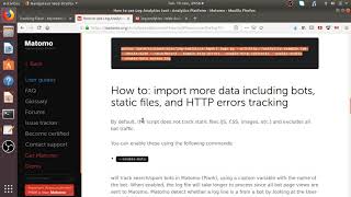 Log Analytics in Matomo/Piwik - Learn and see how to import server logs