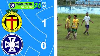 CARIOCA SÉRIE B2- TAÇA MARACANÃ - 8ª RODADA - SANTA CRUZ 1X0 BARRA MANSA