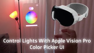 Build an Apple Vision Pro app to control Philips Hue lights | Part 2 - Color Picker UI screenshot 4