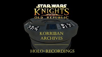 Korriban Archives | Bastila’s Holocron Entry | #starwars #kotor2