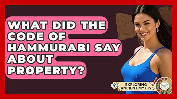What Did The Code Of Hammurabi Say About Property? - Exploring Ancient Myths