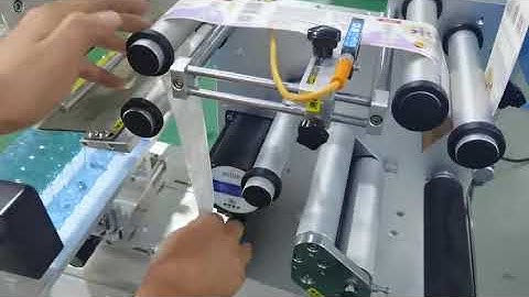 How to thread labels for labeling machine
