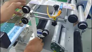 How to thread labels for labeling machine
