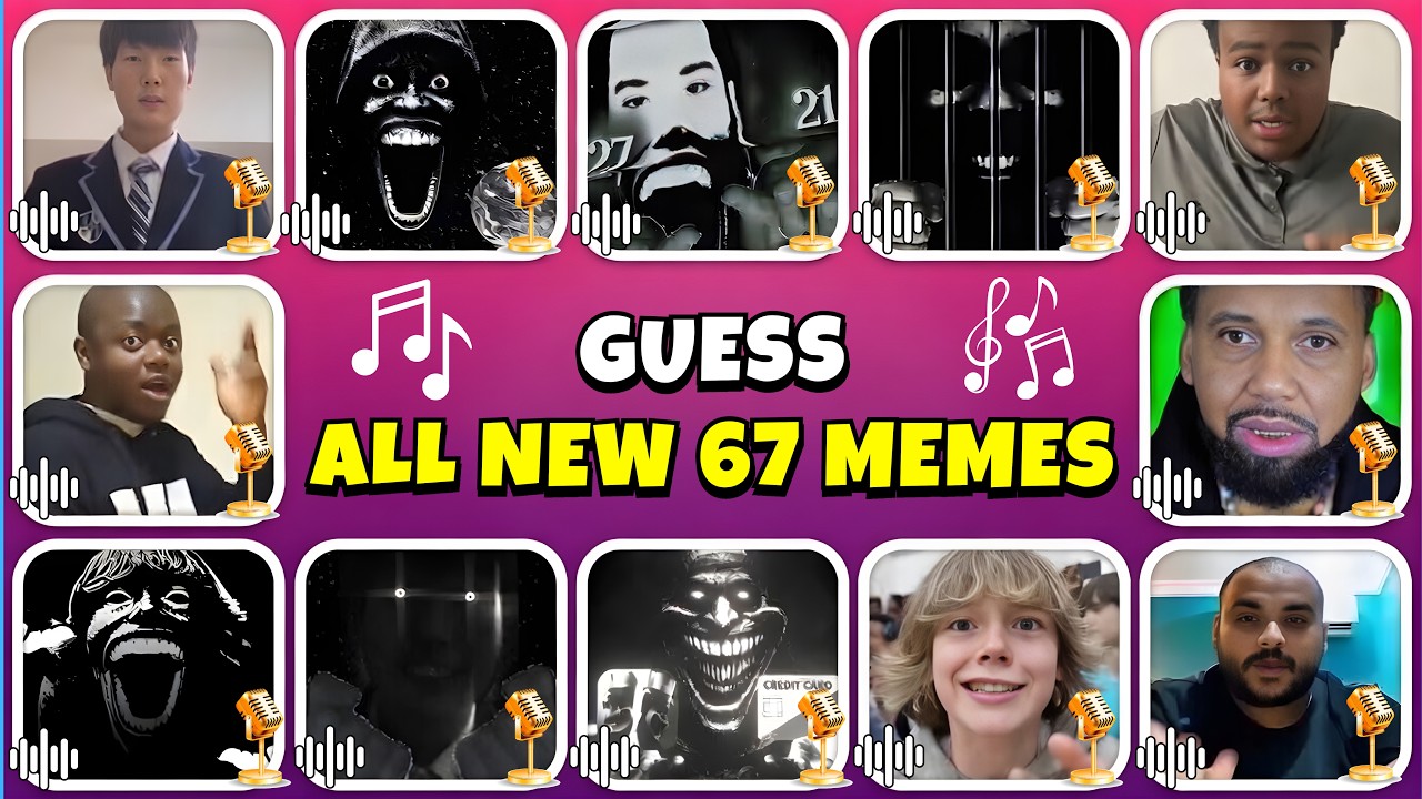 The Ultimate Test: Guess ALL 67 NEW Memes! (Impossible Level) 💀🎭 - YouTube