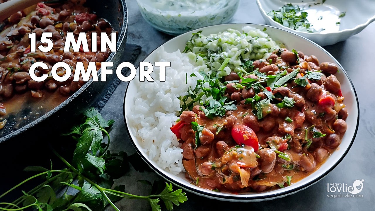 Nourishing Fava Bean Stew in 15 Minutes | Rice and Beans | Cooking with More Intention