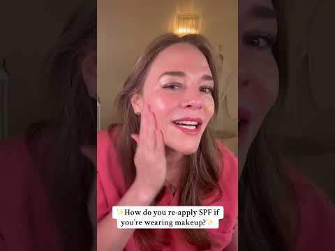 How to Reapply SPF over Makeup