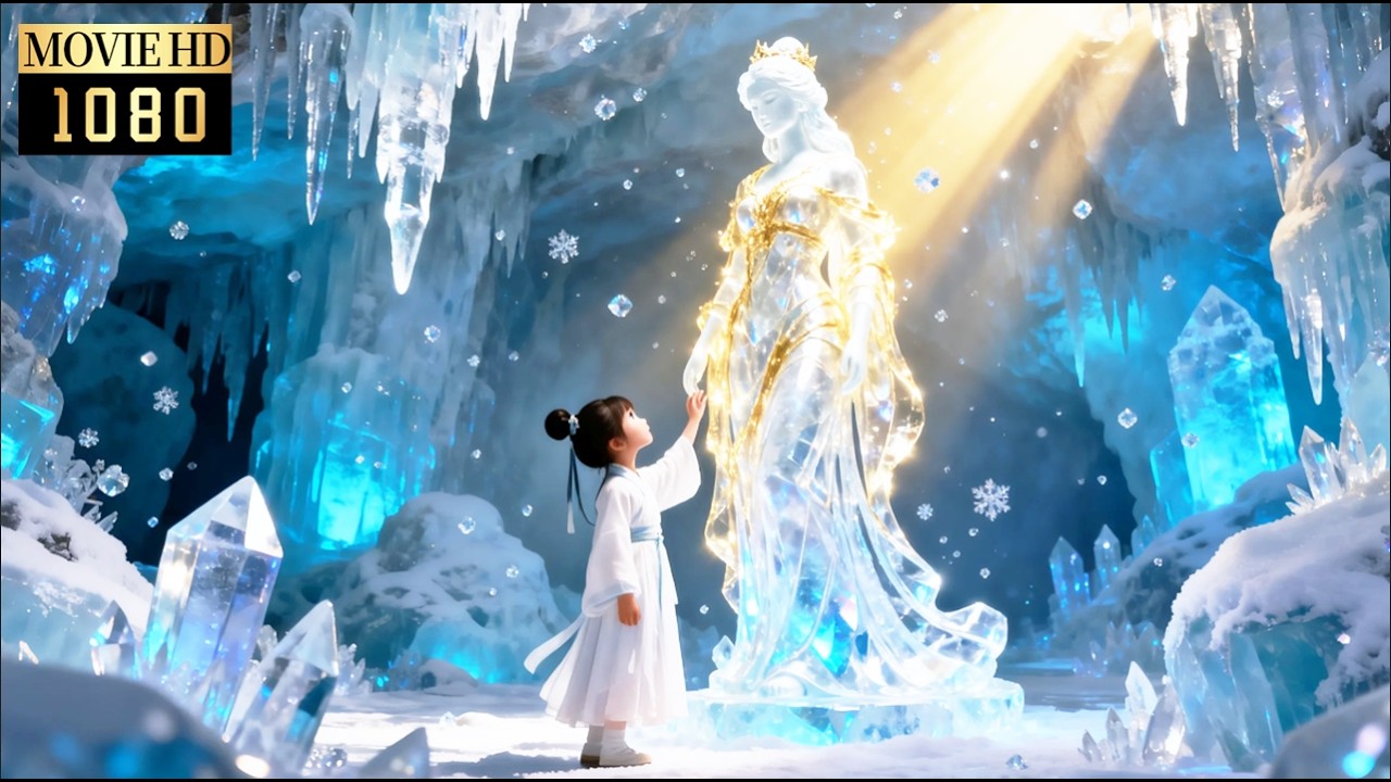 🔥【MOVIE】6歲穿越女孩意外掉落神秘冰殿,用現代智慧喚醒冰封多年的戰神 !#zy #穿越#刘宇宁#书卷一梦#白鹿