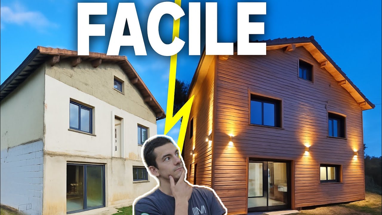 Pose du bardage: un gros changement !!! 