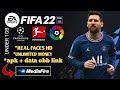 FIFA 22 Android Offline MOD REAL FACES HD GRAPHICS NEW UPDATE Fix kits and ranking