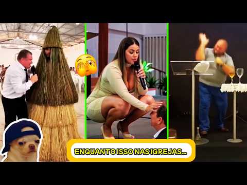⚠️MOMENTOS SEM NOÇÃO NAS IGREJAS 🤣 #parte1 #humor #videoengraçado #comedia #silvioparaguaio