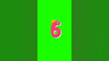 Count numbers from 1-10 Funny 3d effect text with sound #11 #shorts #short #animation #greenscreen