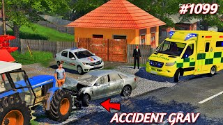 Roleplay Pe Dumestia Intrat Direct Cu Mașina În Tractor 1099-Farming Simulator 19