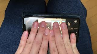 スマホ 6本指 手元！伏せ撃ち、ジャンプ撃ちが簡単に！(iPhone ⅩS Max)【CoDモバイル】