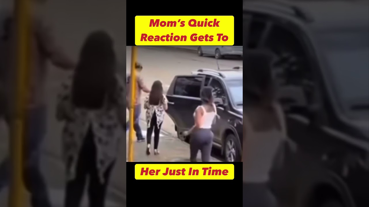 Mom Saves Daughter From Kidnapper Quick Reaction 💪 