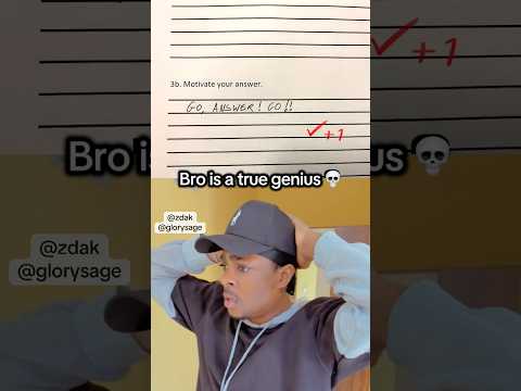 Bro is a true genius💀…