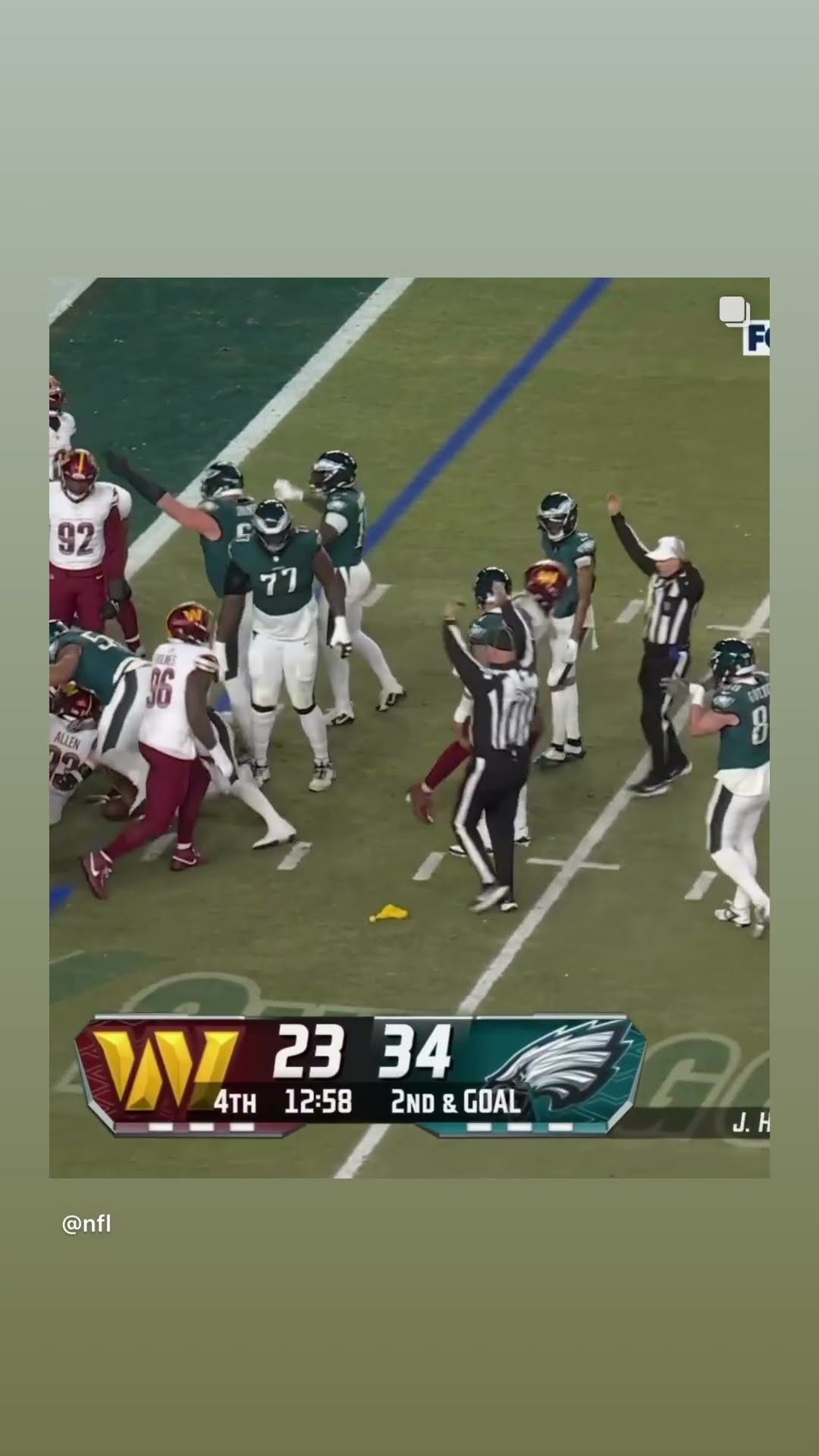 Best caption wins #hoodnews #philadelphiaeagles #commanders #NFL #viralvideo #team #effort #will #us