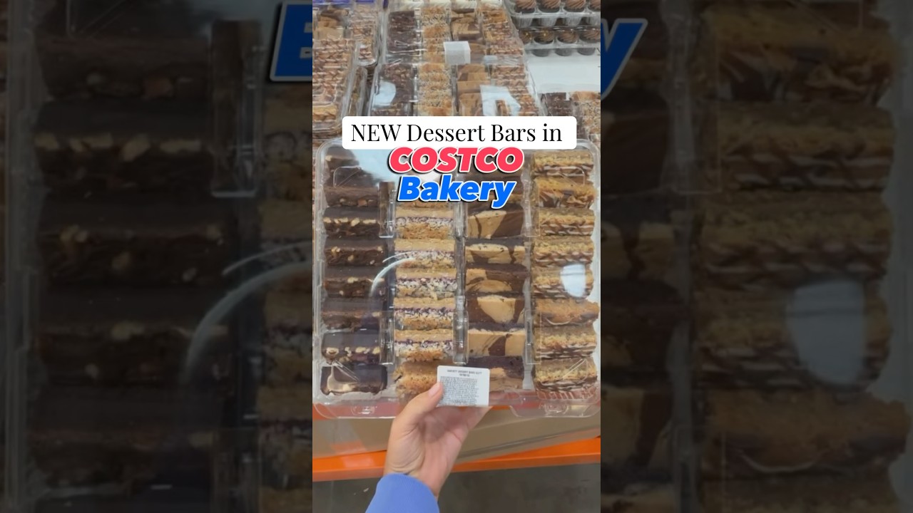 NEW Dessert Bars in the Costco Bakery! 