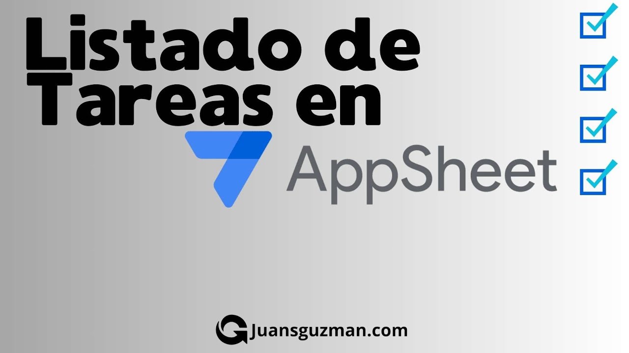 Cómo crear una APP de LISTA DE TAREAS en AppSheet fácil y rápido (2024) 🚀