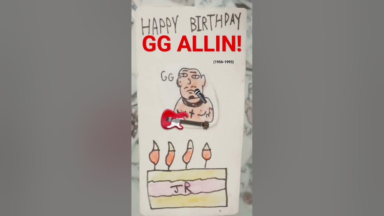 GG Allin Birthday