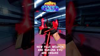Sukuna Evolution &amp; Yuji King Vessel Weapon Are BROKEN! #trending #animefinalquest #roblox #shorts