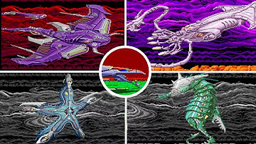 Game n°314 - Darius Alpha ( PC ENGINE ) All bosses