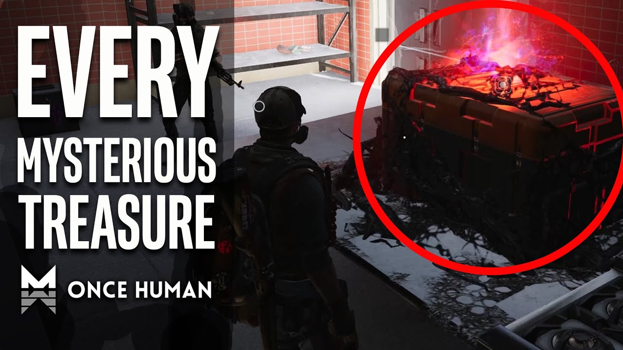 All Mysterious Treasure Locations in Once Human CHALK PEAK Region - YouTube