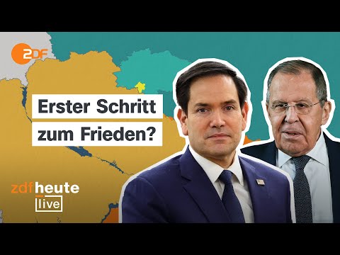 Ukraine-Gespräche: Was das Treffen zwischen den USA und Russland für Kiew bedeutet | ZDFheute live Episode cover