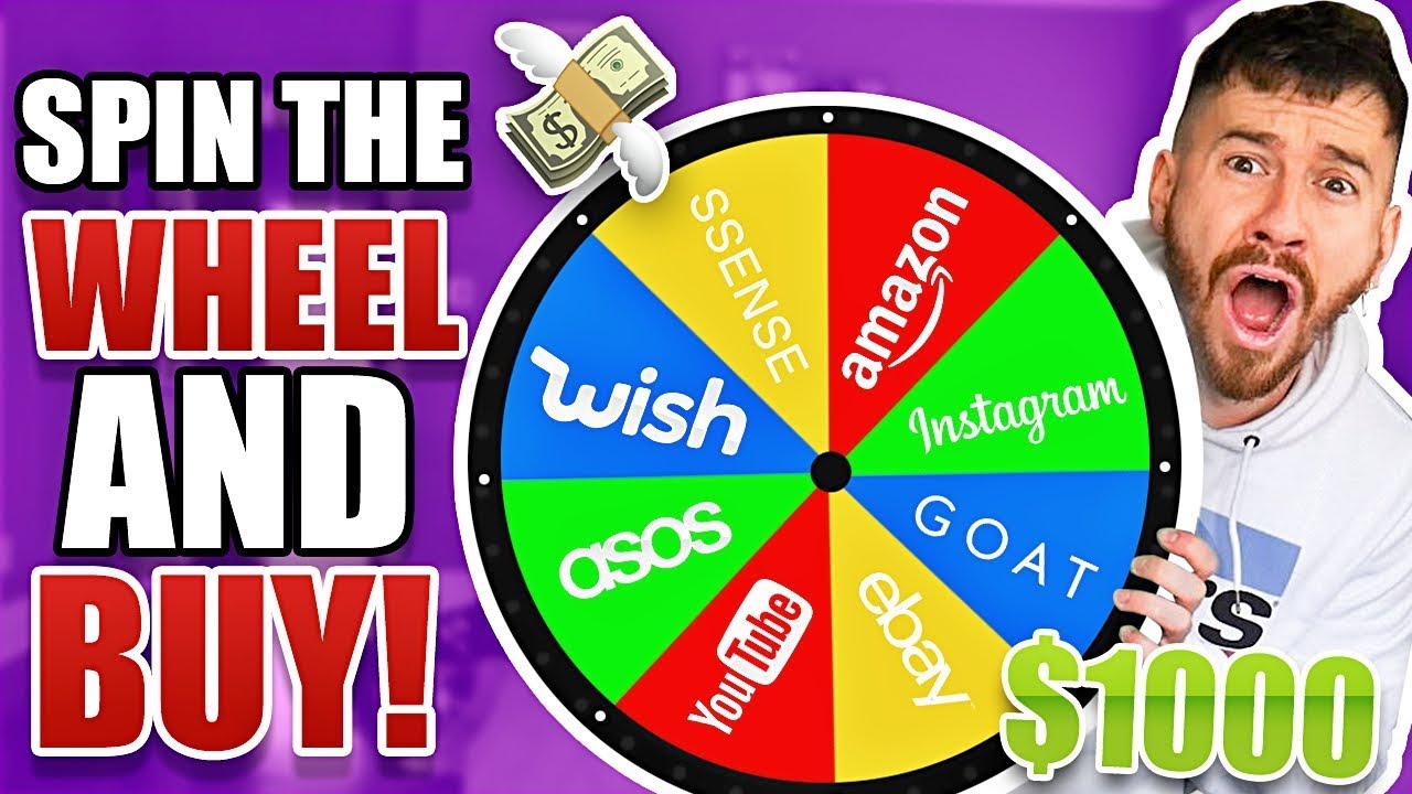 Spin The Mystery Wheel and Buy Whatever It Lands On! (1,000 CHALLENGE