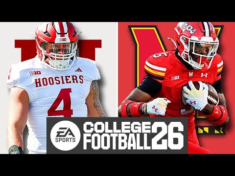 Indiana (5-3) at Maryland (5-2) - Week 10 Simulation (EA College Football 26)
