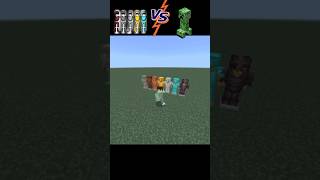 Creepers vs Every Minecraft Armor 🤨