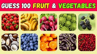 Guess the Fruit or Vegetable in 3 Seconds | Easy to Hard 🍍🥑 screenshot 1