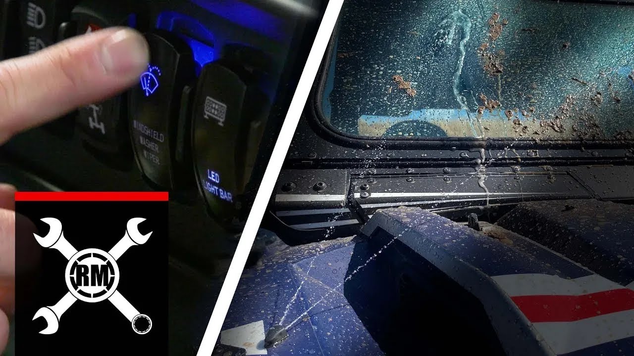 How To Install the Tusk Windshield Washer Kit on a UTV YouTube