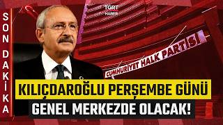 #SONDAKİKA | Kemal Kılıçdaroğlu Perşembe Günü Partililerle Bayramlaşacak! - TGRT Haber